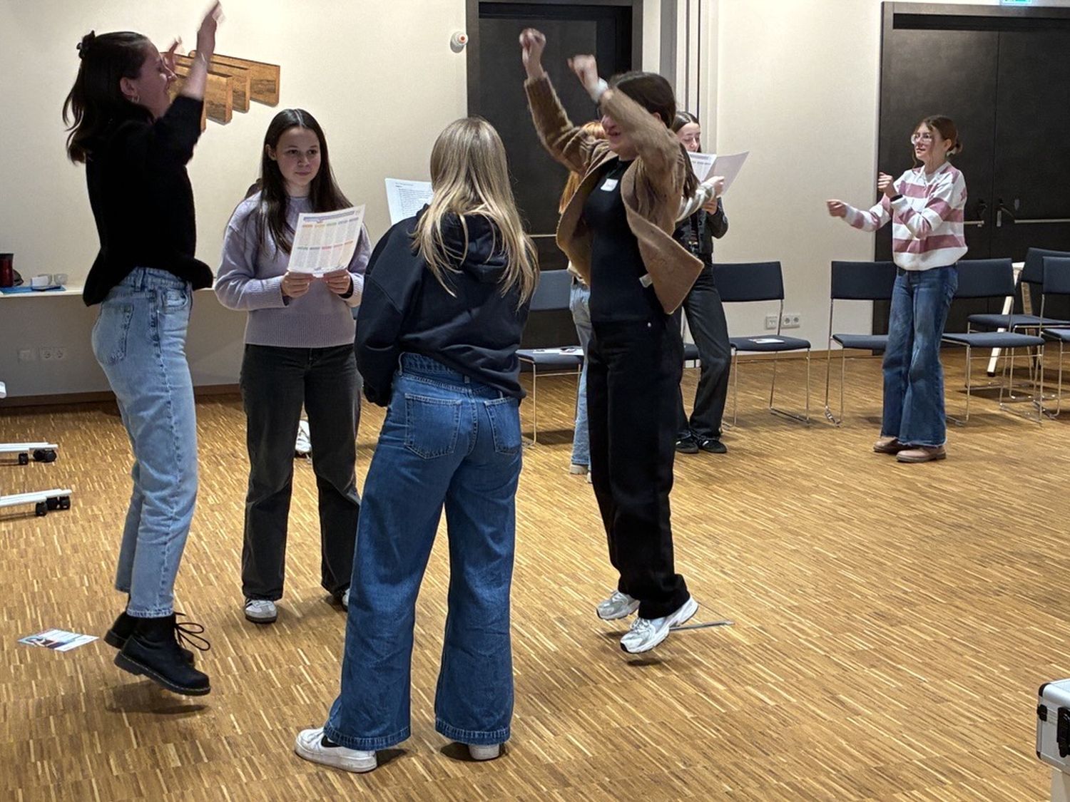 7A beim Workshop "Gestärkt in die Arbeitswelt" 