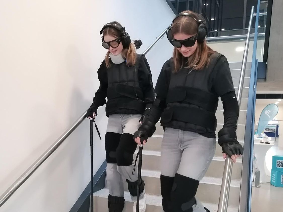 SPOK-Gruppe 6ABC zum Infotag der FH Gesundheitsberufe OÖ im KH Ried