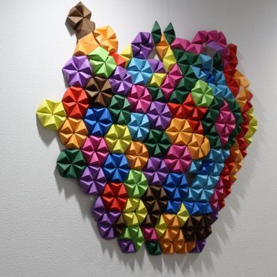 Einstiegpapierrelief